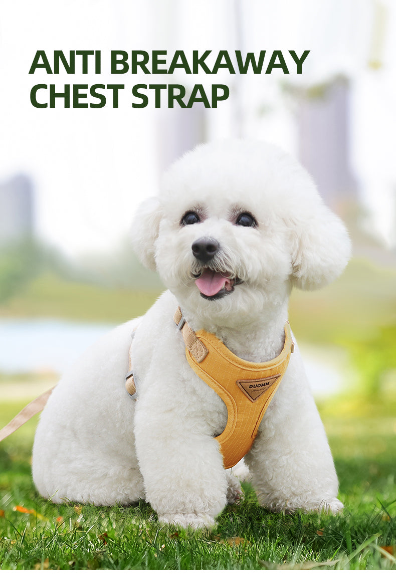 Soft Form Escape-Resistant Pet Harness and Leash Set