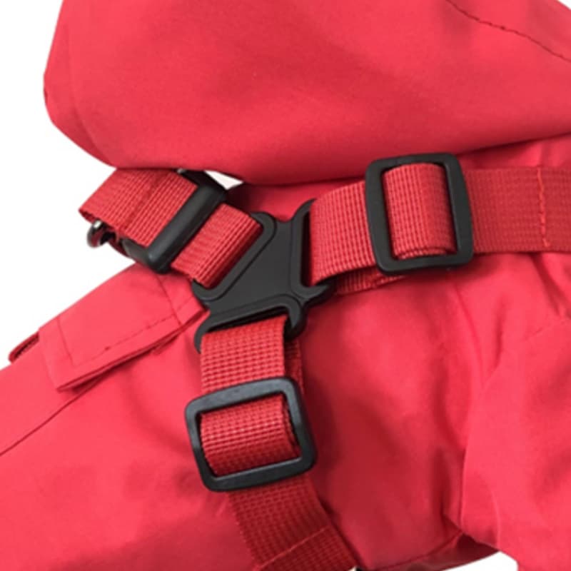 Reflective Harness Dog Rain Cape