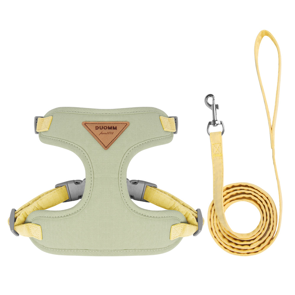 Soft Form Escape-Resistant Pet Harness and Leash Set