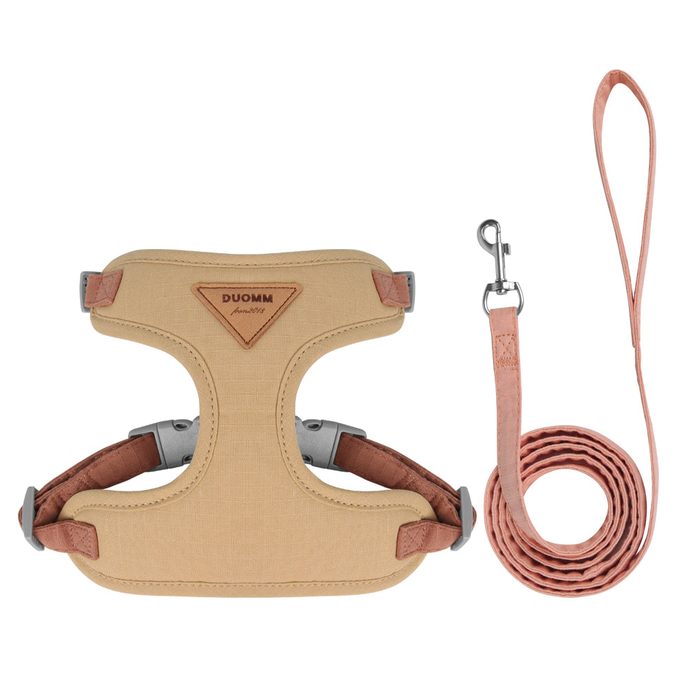 Soft Form Escape-Resistant Pet Harness and Leash Set
