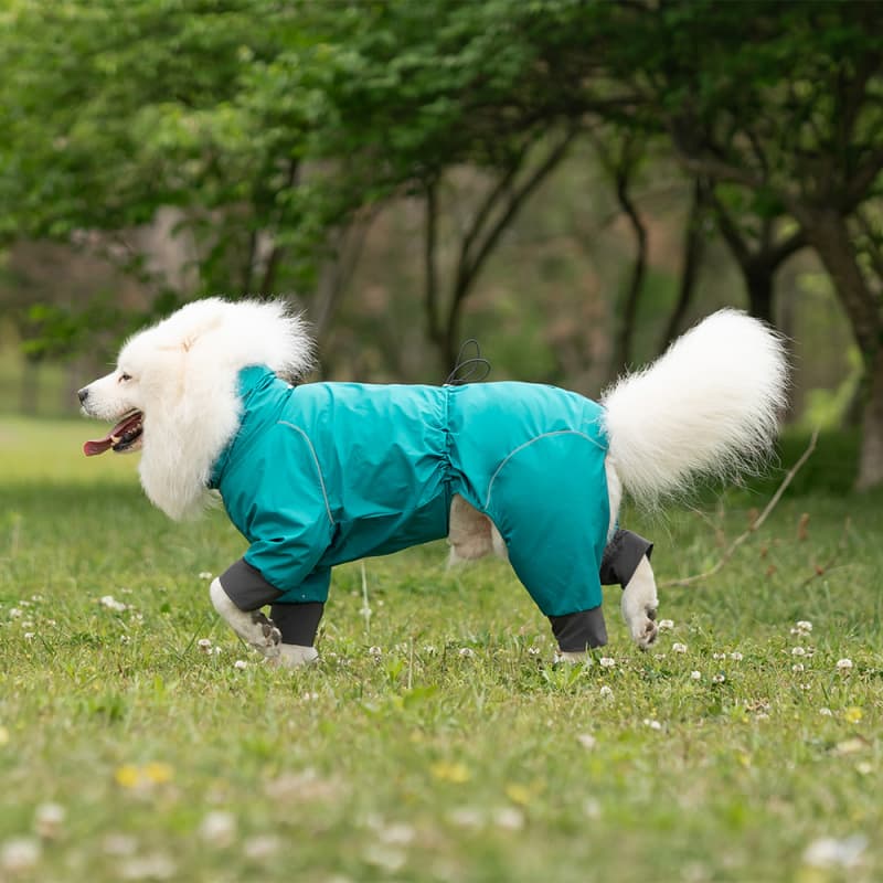Lightweight Full Coverage Dog Rain Jacket