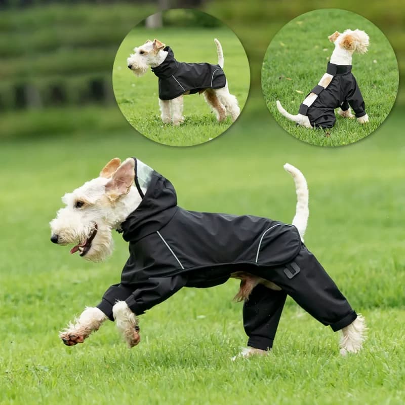 Full Coverage Waterproof Dog Rain Suit
