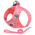 Classic Check Comfort Pet Harness and Leash Set