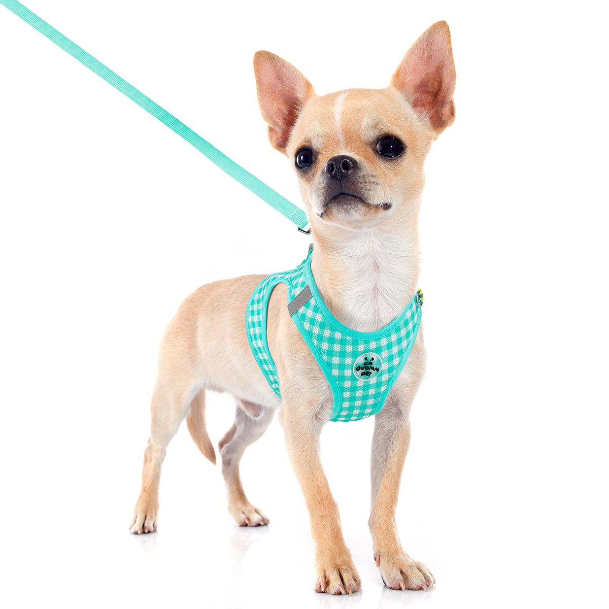 Classic Check Comfort Pet Harness and Leash Set