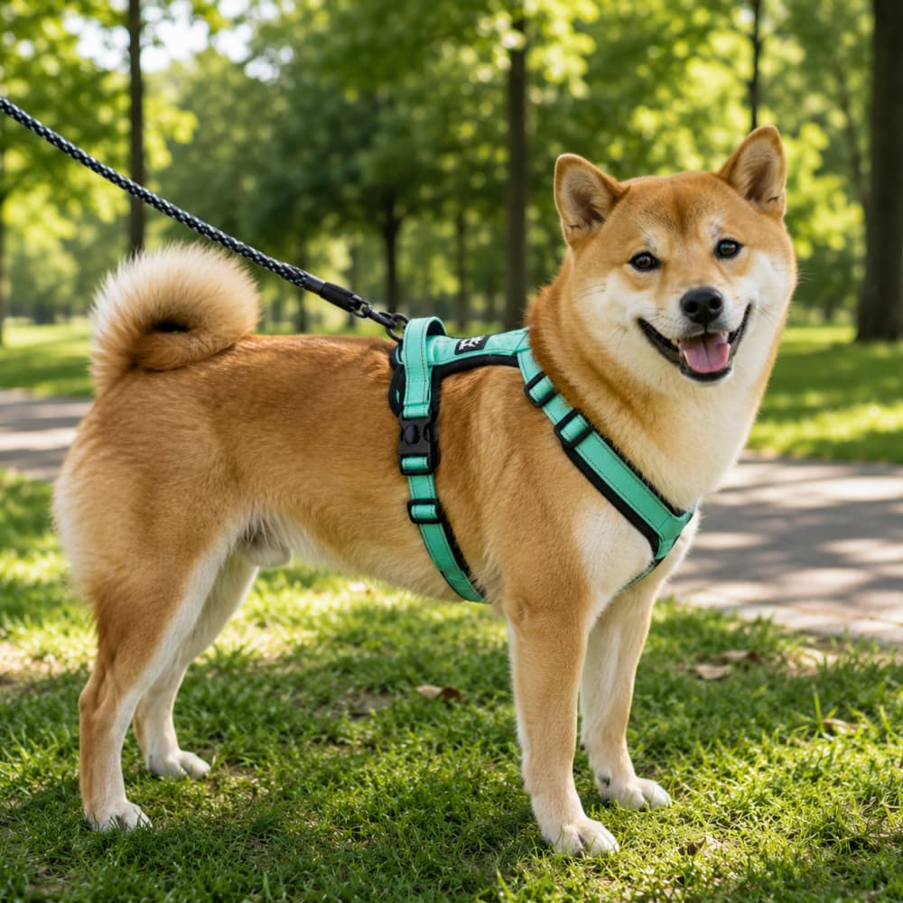 Roam Ready Adjustable Dog Harness and Leash Set