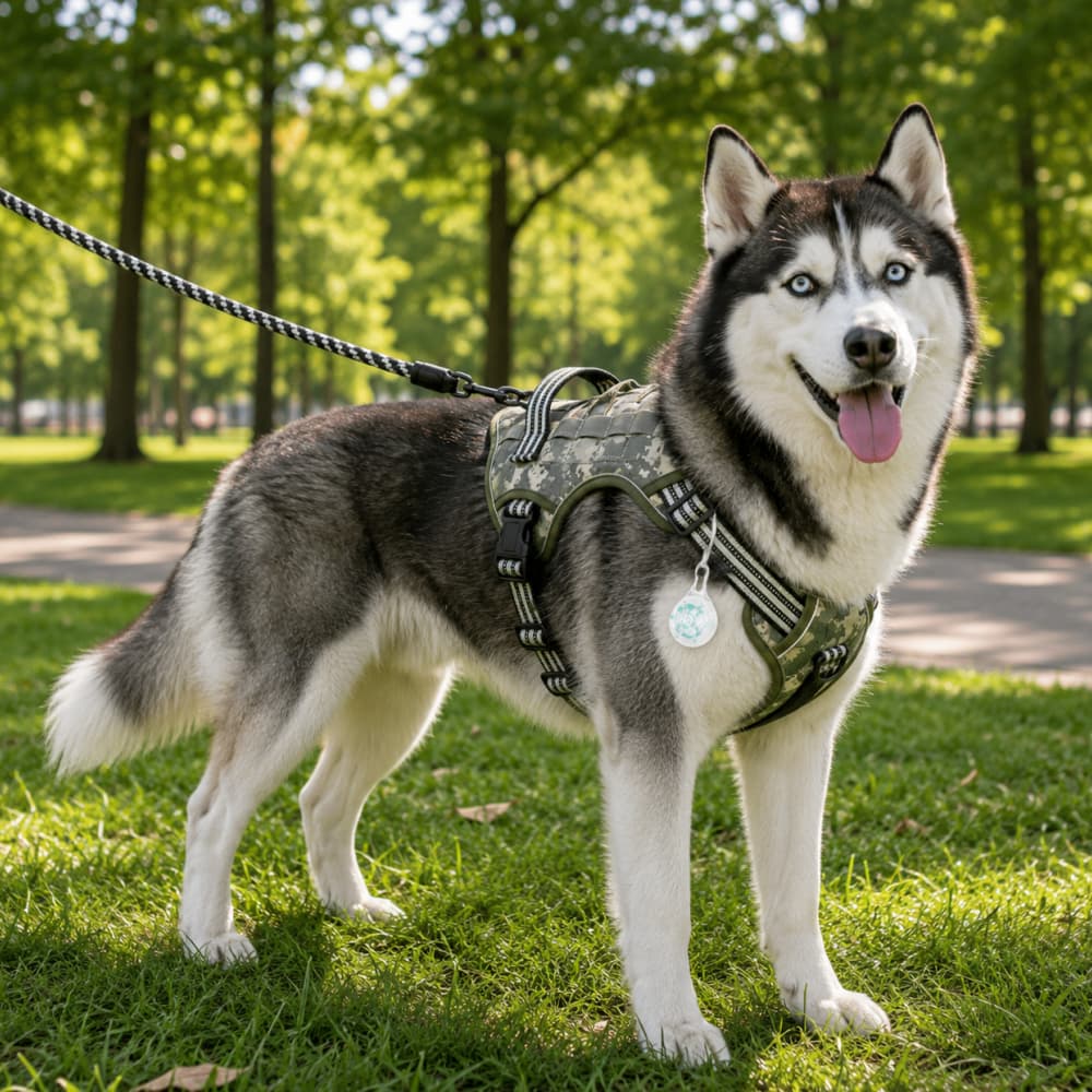 Luma Guard LED Dog Harness & Leash Set