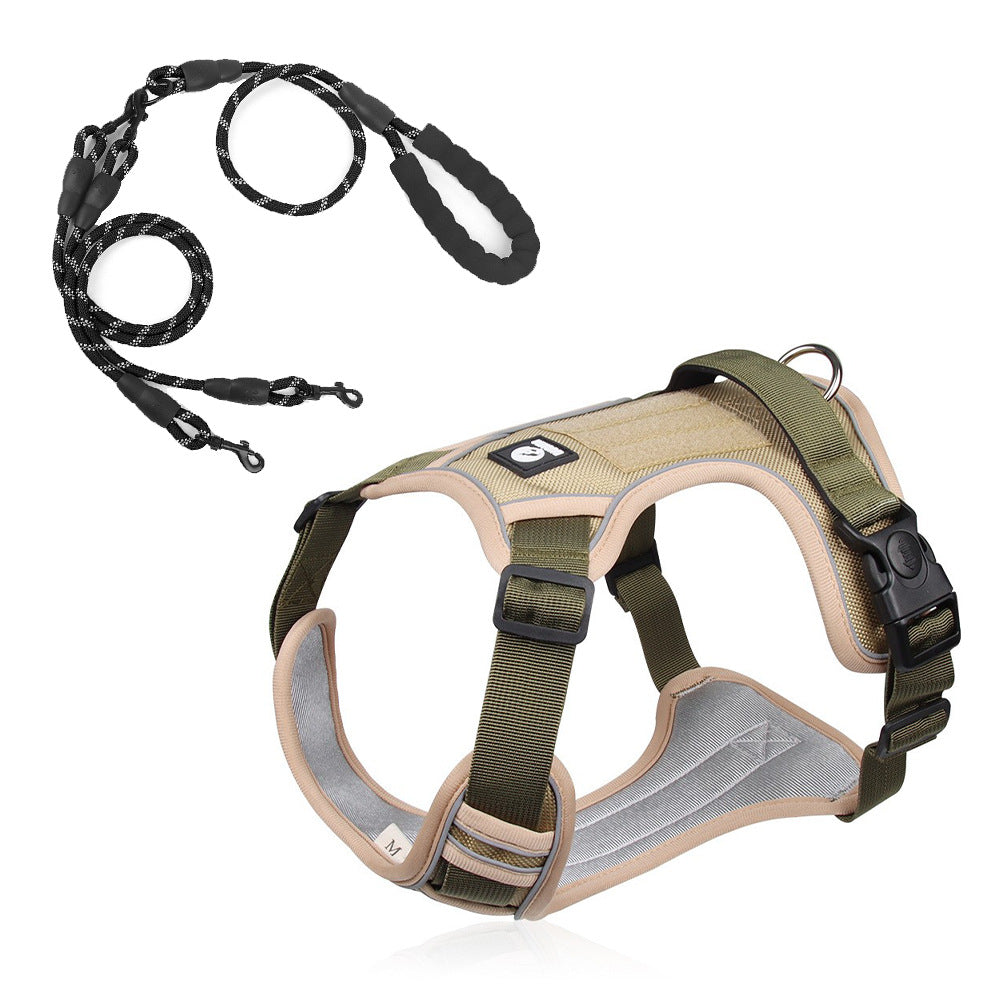 Stride Mesh Two-Dog Harness & Leash Set