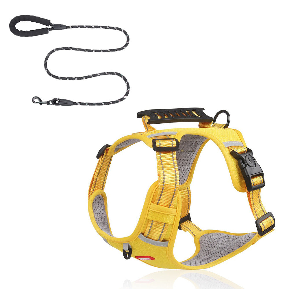 Crest Assist Reflective Dog Harness & Leash Set