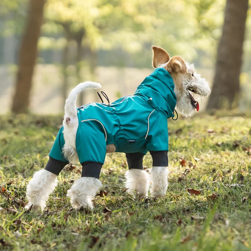 Lightweight Full Coverage Dog Rain Jacket