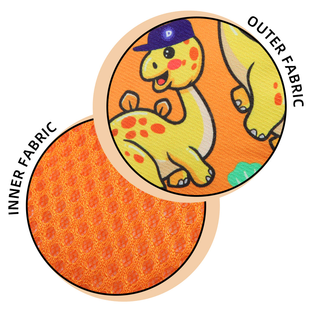 Playful Print Step-In Pet Harness and Leash Set