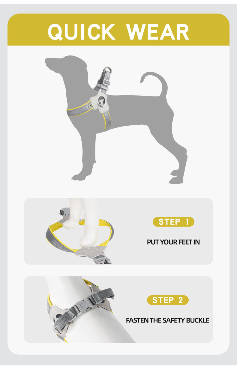 Heritage Loop Reflective Step-In Dog Harness
