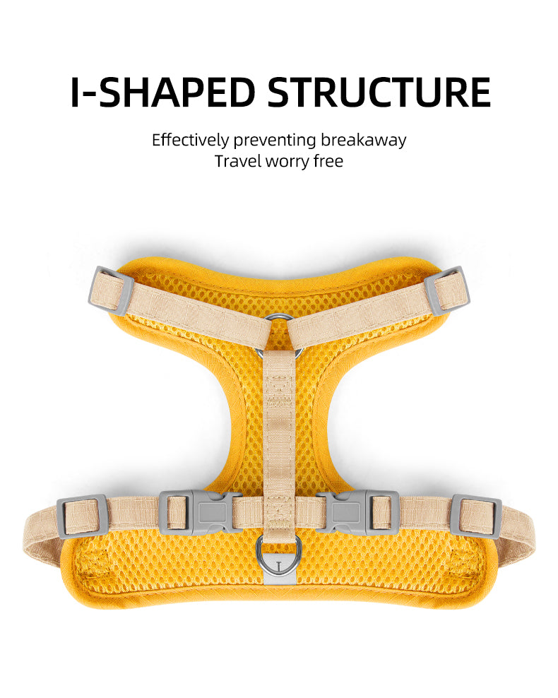 Soft Form Escape-Resistant Pet Harness and Leash Set