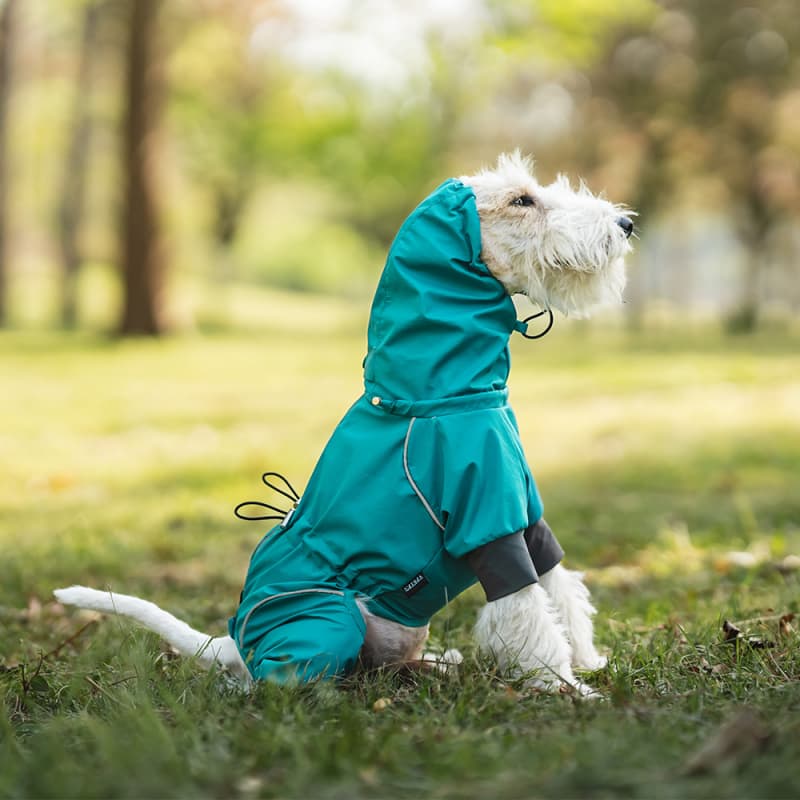 Lightweight Full Coverage Dog Rain Jacket